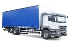 Minibus Rental Pontefract - 26 Tonne Curtain Side Truck - Truck hire Pontefract